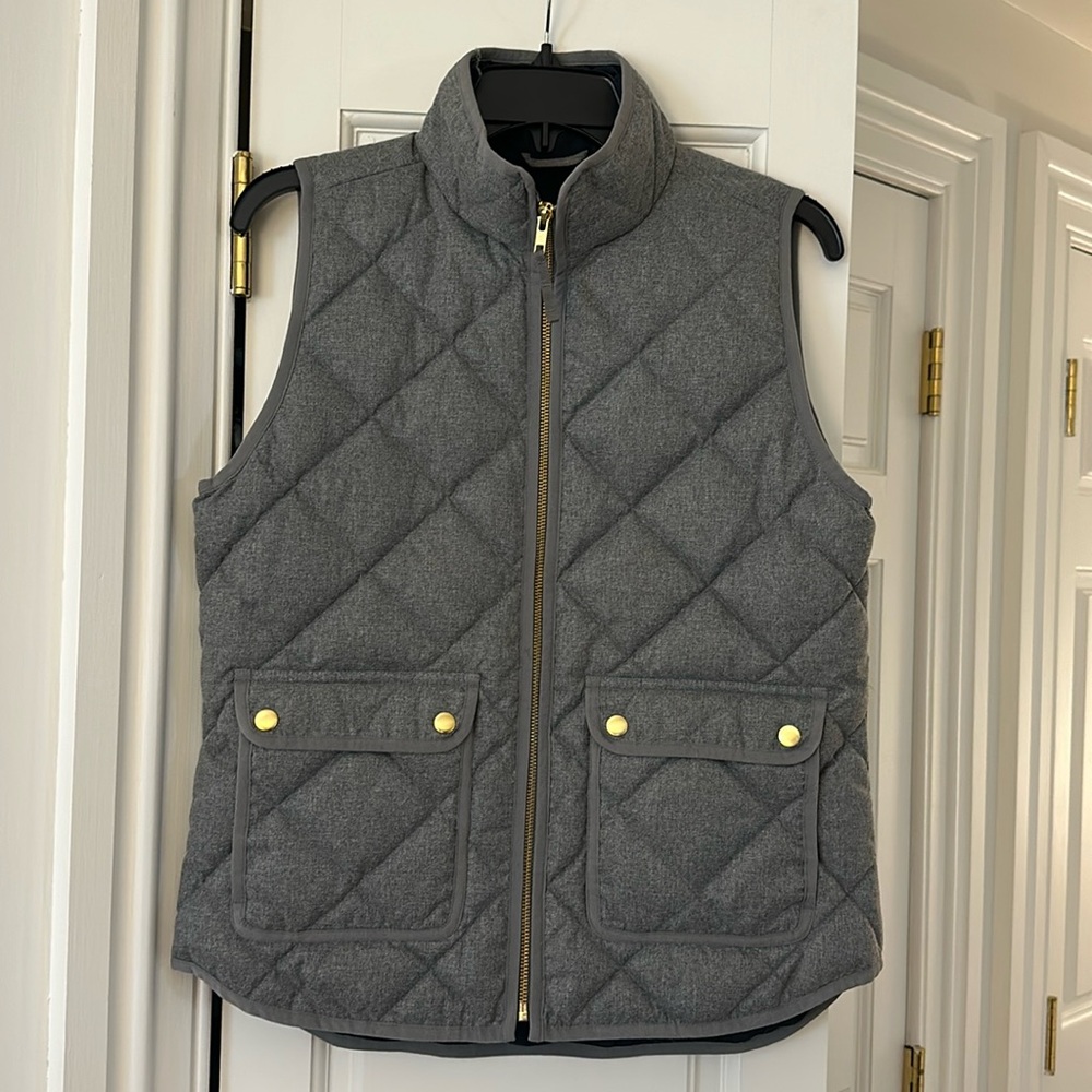 basically brand new J. Crew grey vest